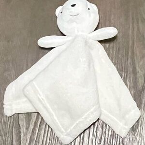 Starting Out Plush White Bear Blanket